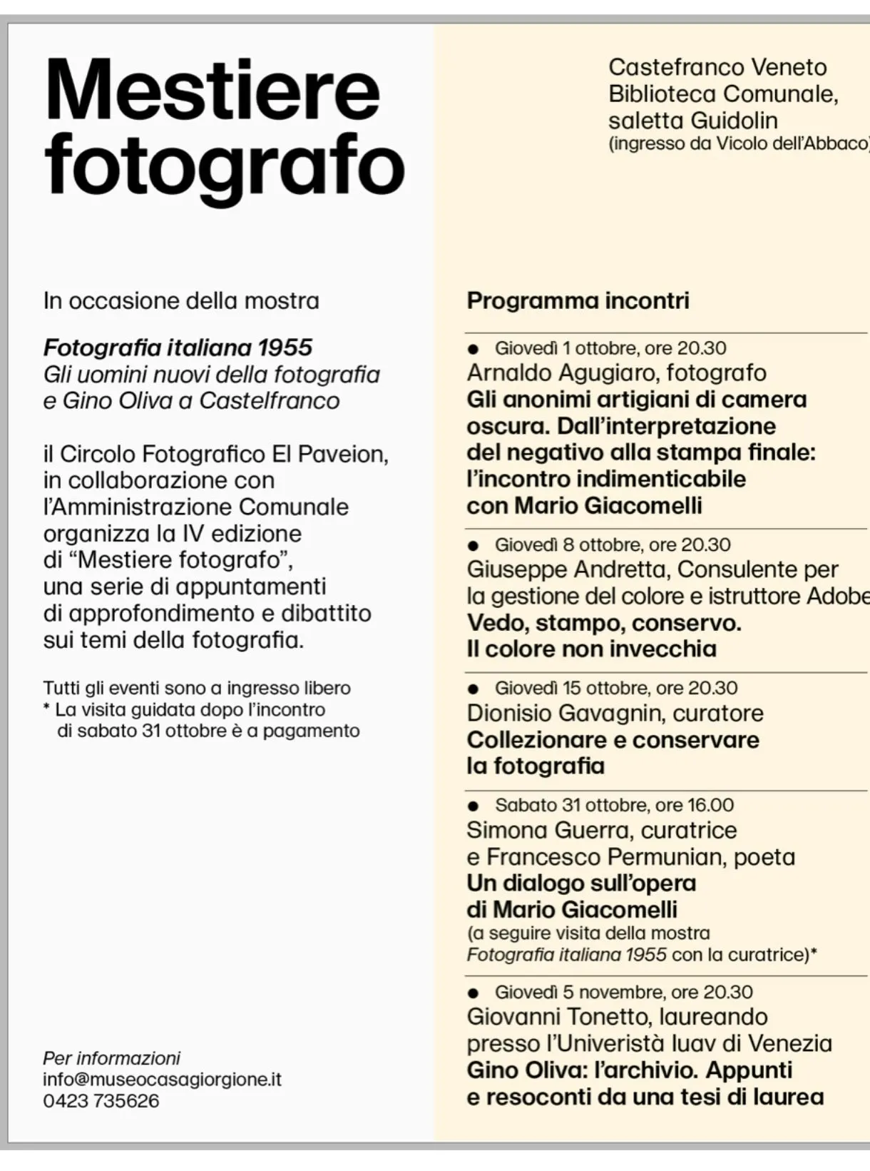 Mestiere fotografo - Gli anonimi artigiani di camera oscura