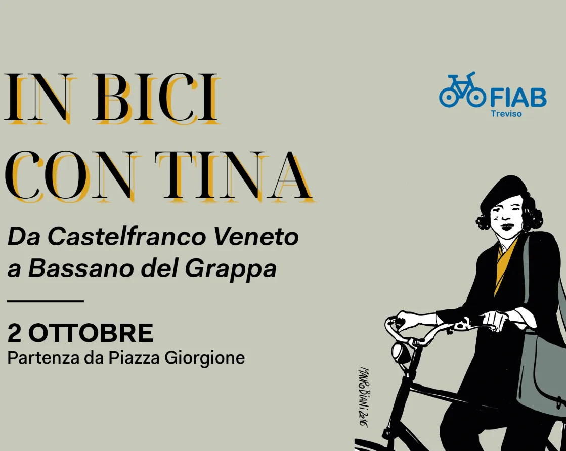 In bici con Tina Anselmi