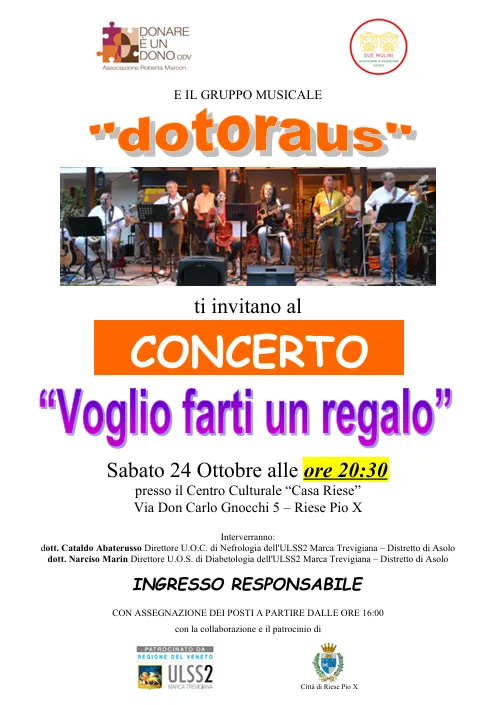 Concerto "Voglio farti un regalo"
