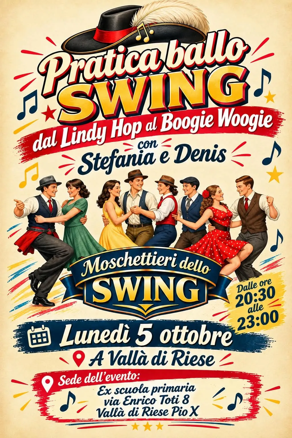 Pratica gratuita ballo SWING 